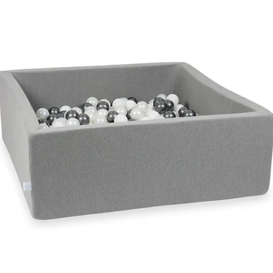 Ballenbad Grey 110X110X40 Incl. Ballen - Moje