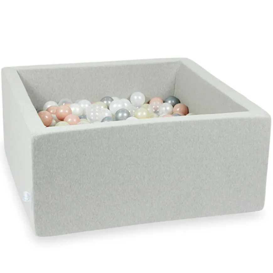 Ballenbad Light Grey 90X90X40 Incl. Ballen - Moje