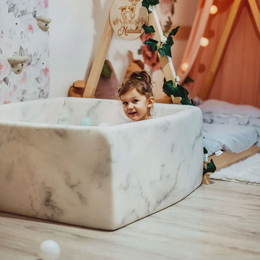 Ballenbad Marble 90X90X40 Incl. Ballen - Moje