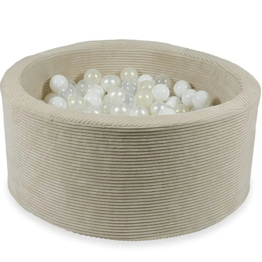 Ballenbad Rib Velvet Beige 90X40 +Ballen - Moje