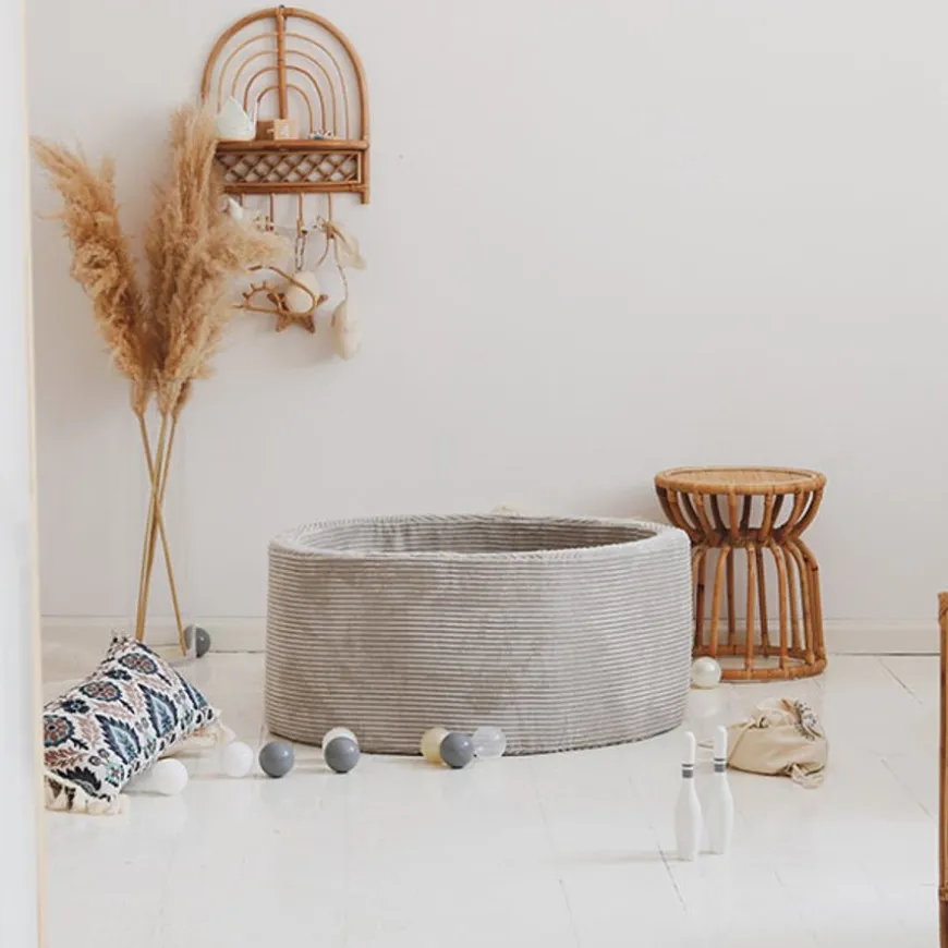 Ballenbad Rib Velvet Beige 90X40 +Ballen - Moje