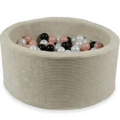 Ballenbad Rib Velvet Beige 90X40 +Ballen - Moje
