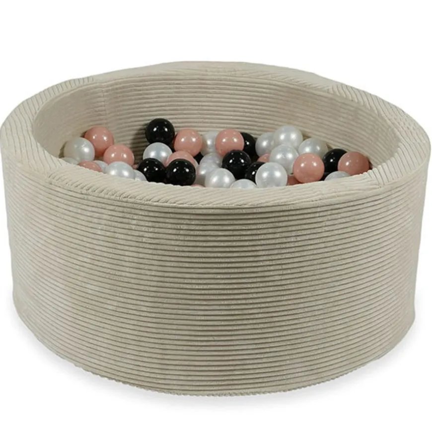 Ballenbad Rib Velvet Beige 90X40 +Ballen - Moje