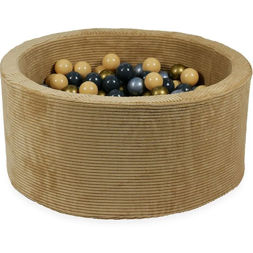 Ballenbad Rib Velvet Sand 90X40 +Ballen - Moje