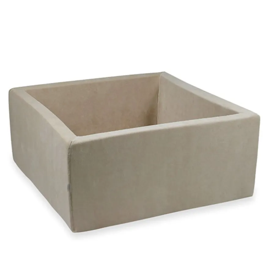 Ballenbad Velvet Beige 90X90X40 +Ballen - Moje