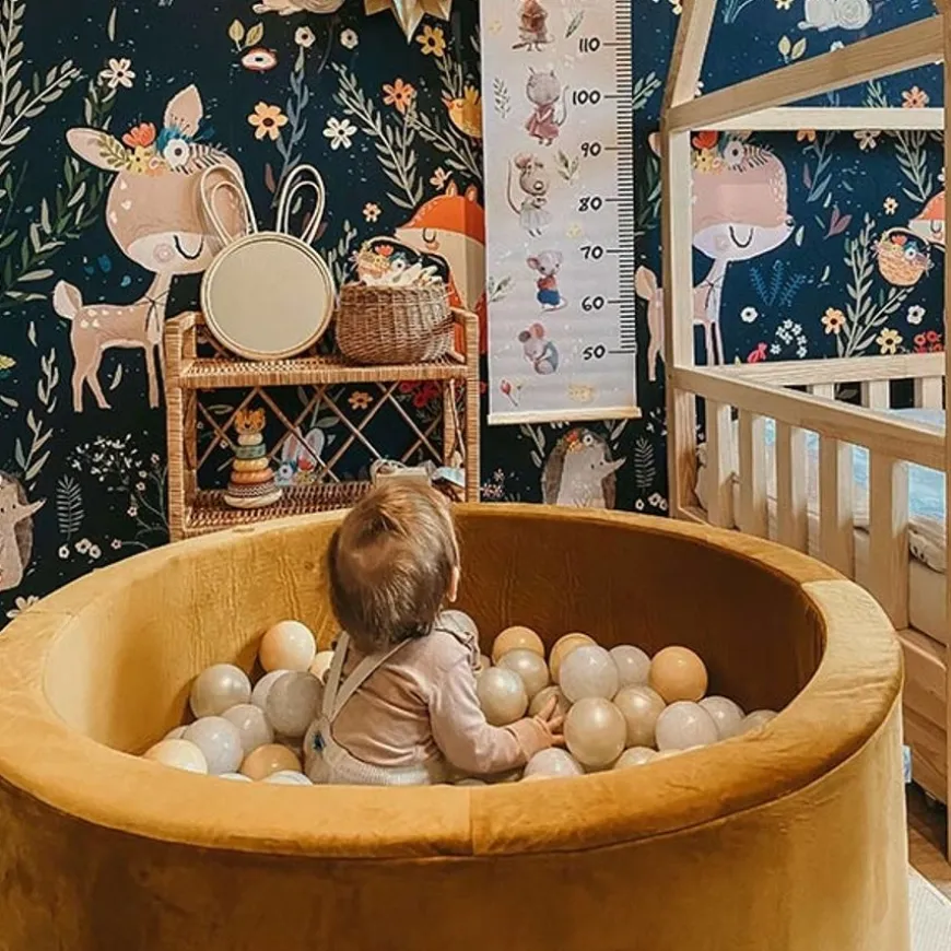Ballenbad Velvet Gold 90X40 Cm Incl. Ballen - Moje