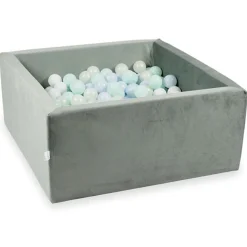 Ballenbad Velvet Grey 90X90X40 Incl. Ballen - Moje