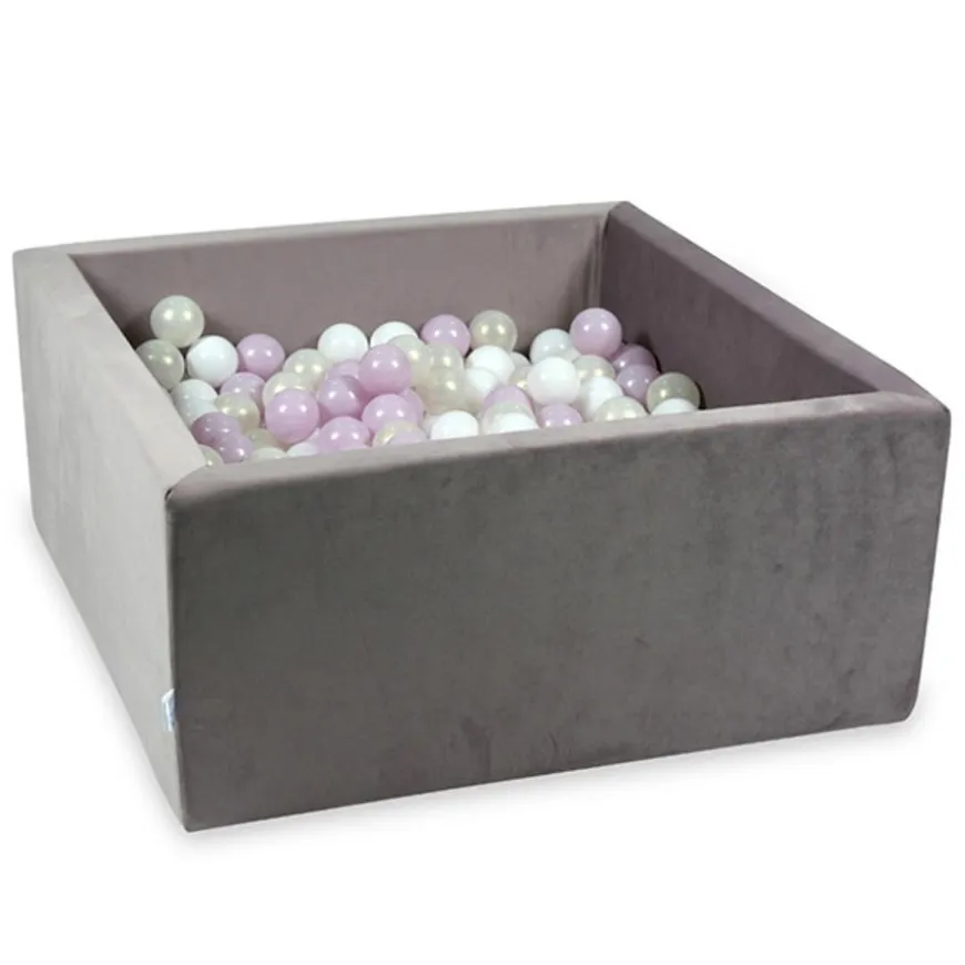 Ballenbad Velvet Lila 90X90X40 Incl. Ballen - Moje