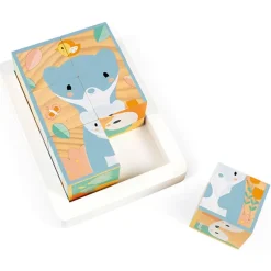 Blokpuzzel Dieren 6St - Janod