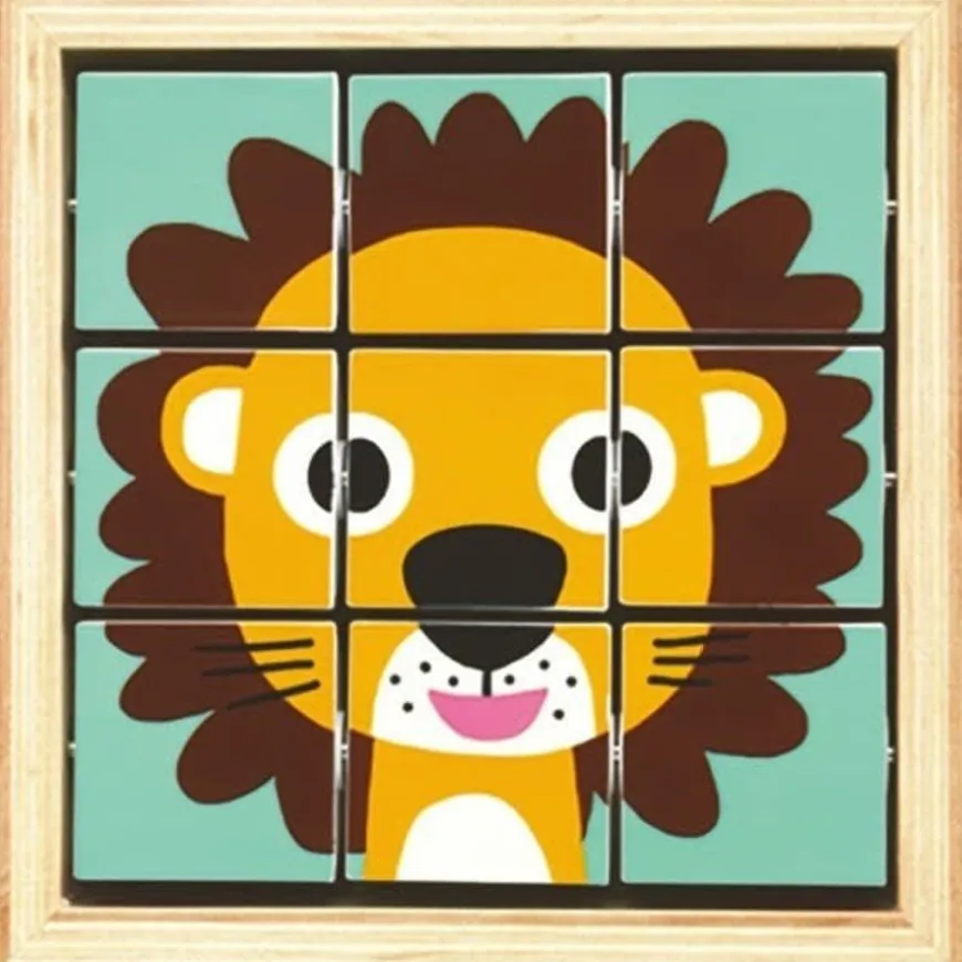 Blokpuzzel - Tournanimo - Djeco +2Jr