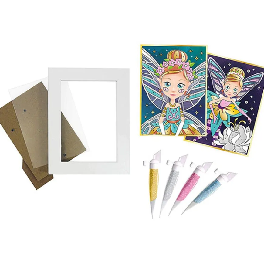 Buki Glitter Schilderijtjes Fee