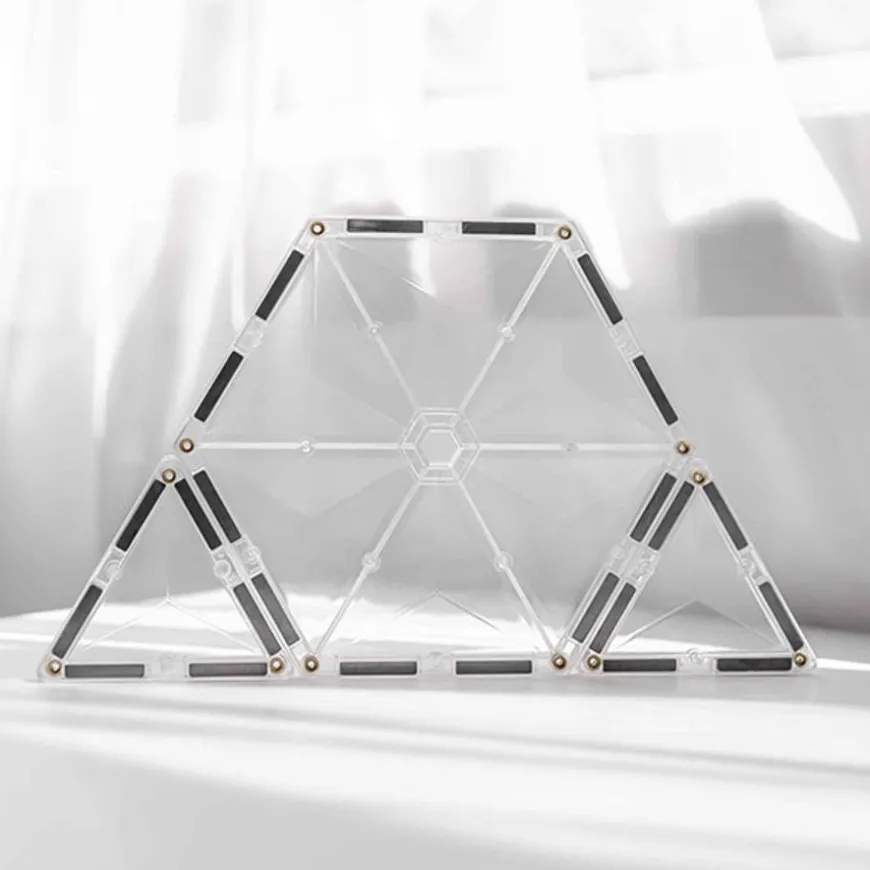 Connetix Tiles 34 Piece Clear Starter Pack Magneetblokken