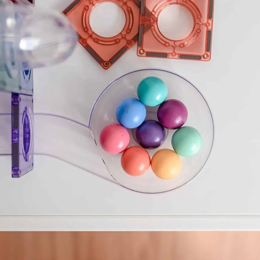 Connetix Tiles 106 Piece Pastel Ball Run Pack Magneetblokken