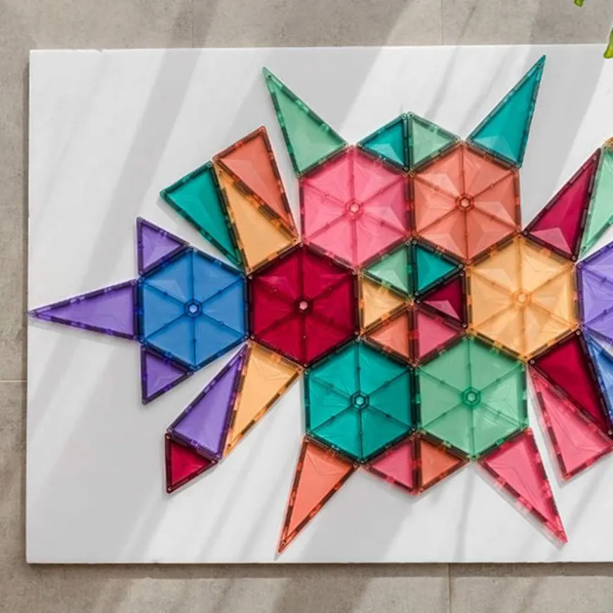Connetix Tiles 40 Piece Pastel Geometry Pack Magneetblokken