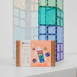 Connetix Tiles 40 Piece Pastel Square Pack Magneetblokken