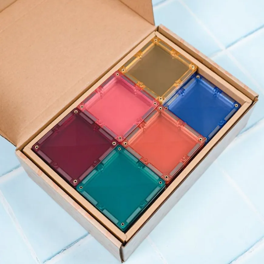 Connetix Tiles 40 Piece Pastel Square Pack Magneetblokken
