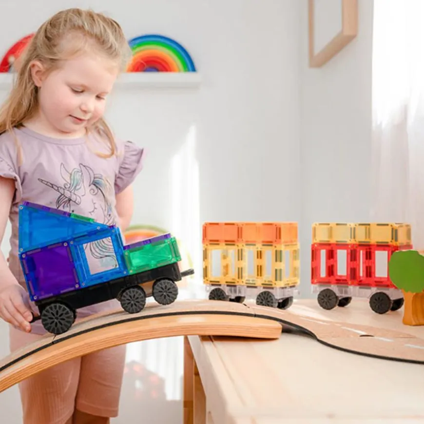 Connetix Tiles 50 Piece Rainbow Transport Pack Magneetblokken