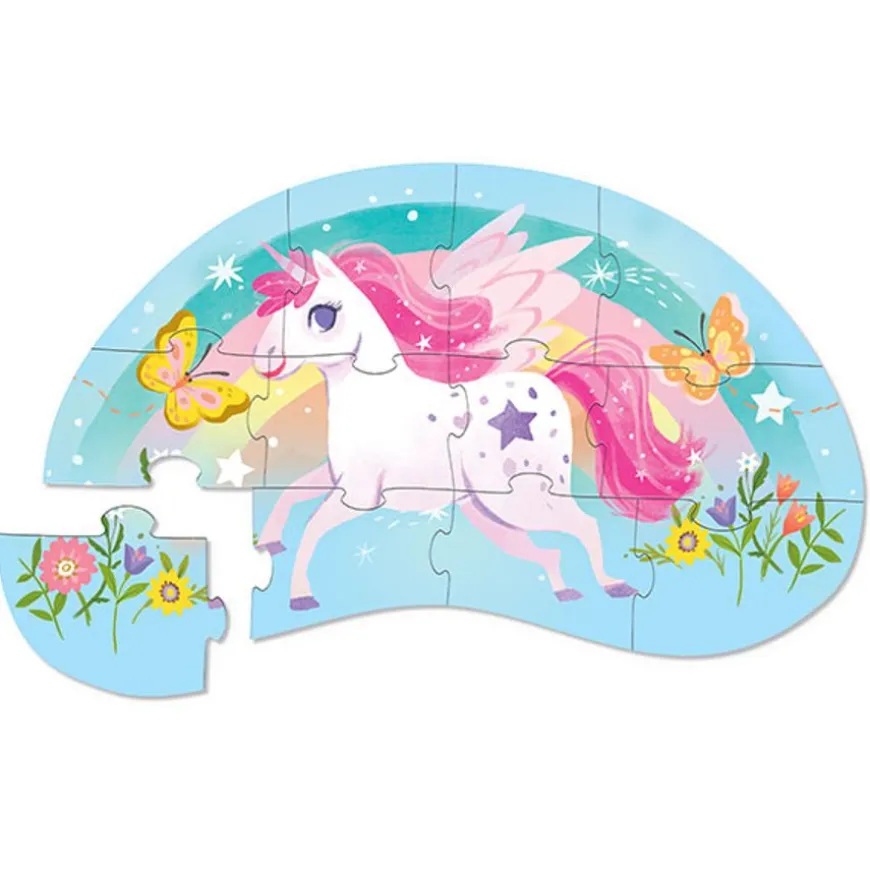 Crocodile Creek Mini Puzzel Sweet Unicorn 12St