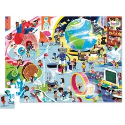 Crocodile Creek Puzzel Dag In Wetenschap 48St