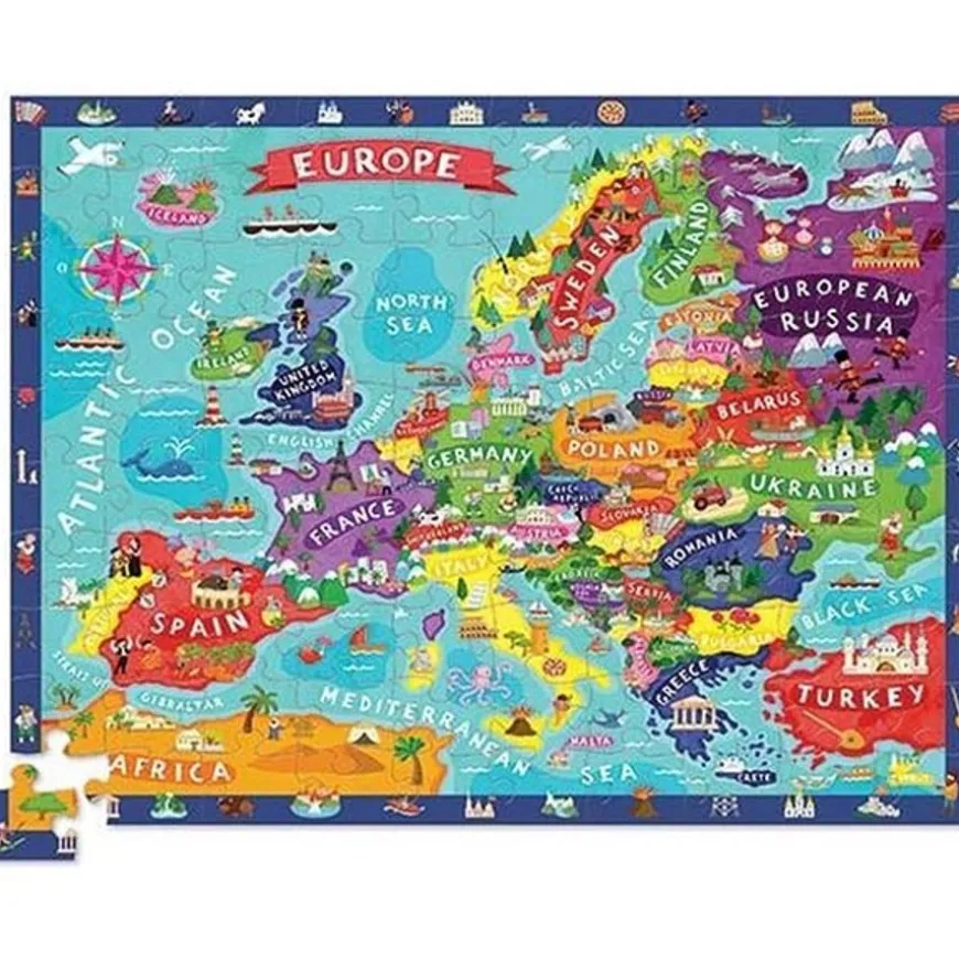 Crocodile Creek Puzzel Discover The World 100St