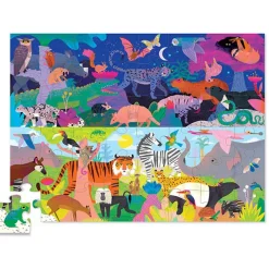 Crocodile Creek Puzzel Nacht En Dag 48 Stukjes
