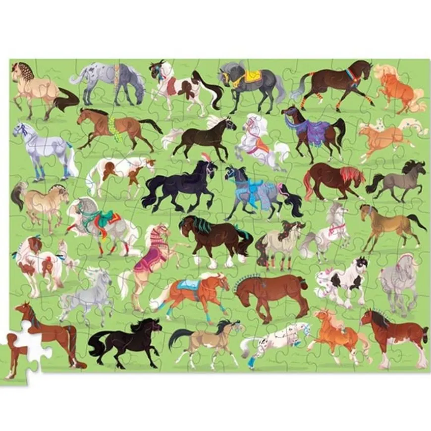 Crocodile Creek Puzzel 36 Paarden 100St