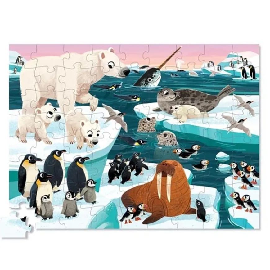Crocodile Creek Puzzel Pooldieren 72 Stukjes