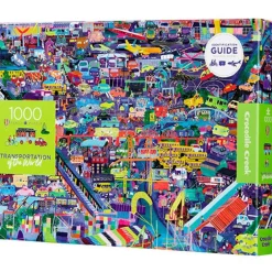 Crocodile Creek Puzzel Transportations Of The World 1000St