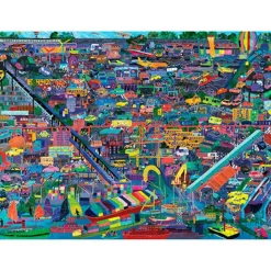 Crocodile Creek Puzzel Transportations Of The World 1000St