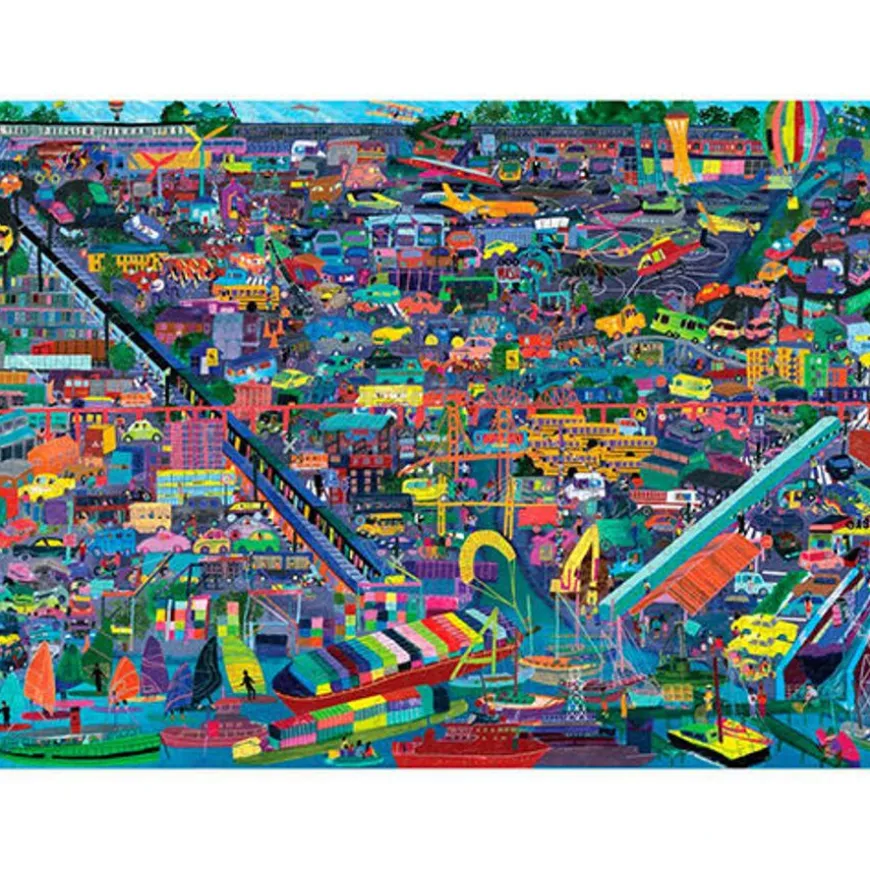 Crocodile Creek Puzzel Transportations Of The World 1000St