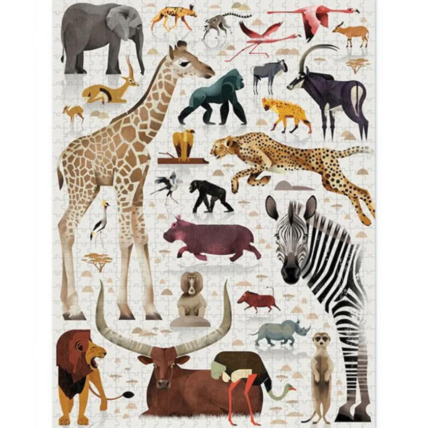 Crocodile Creek Puzzel Wereld Van Afrikaanse Dieren