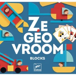 Djeco Constructiespel Ze Geo Vroum +3Jr