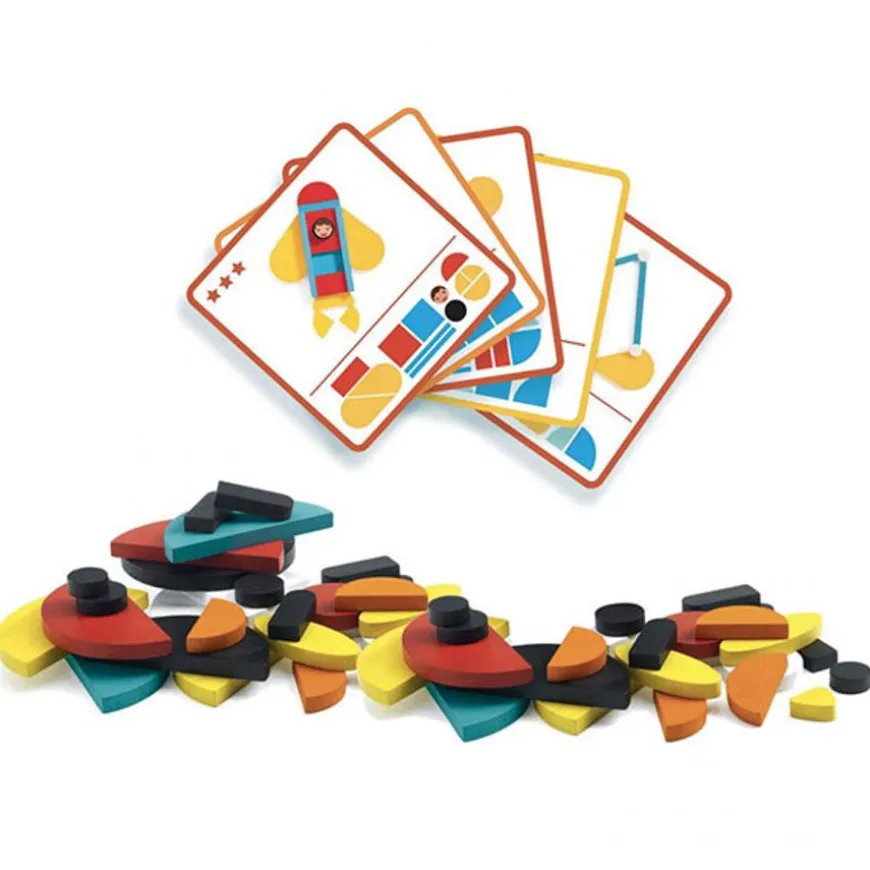 Djeco Constructiespel Ze Geo Vroum +3Jr