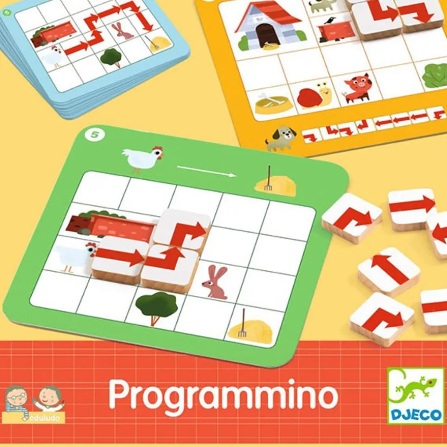 Djeco Eduludo Navigatiespel Programmino +4 Jr