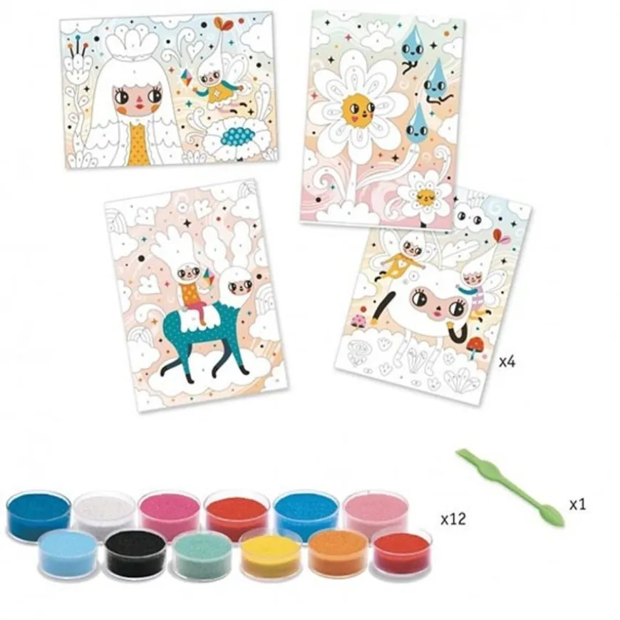 Djeco Gekleurd Zand Deliciously Cute +6Jr