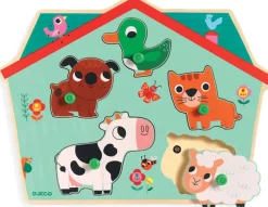Djeco Inlegpuzzel Ouaf Woof Met Geluid