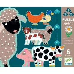 Djeco Jumbo Puzzel Honore En Vrienden 9-12-15St