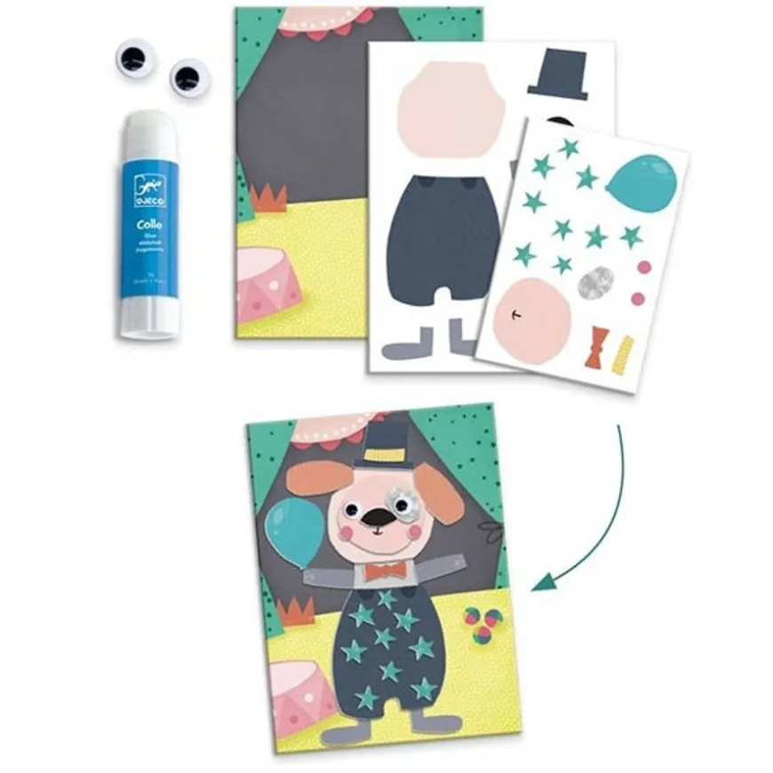 Djeco Knutselpakket Dieren +3Jr