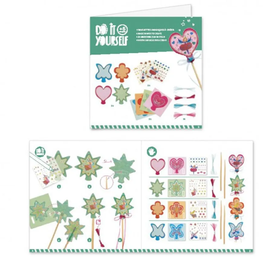 Djeco Knutselpakket Toverstokjes Little Fairies +5 Jr