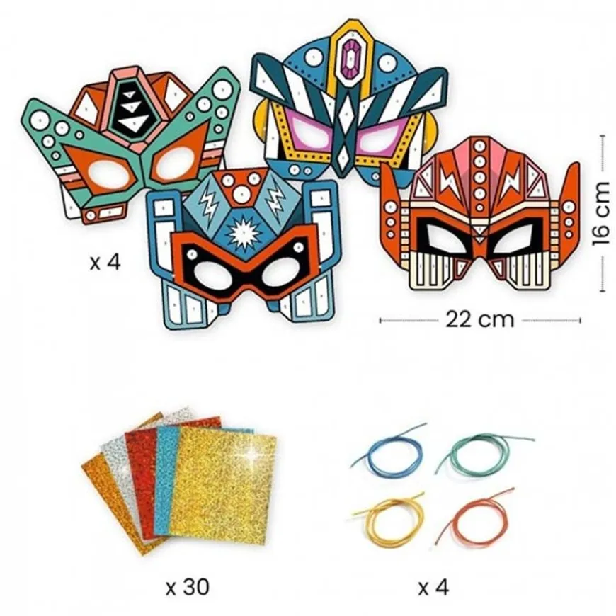 Djeco Maskers Maken Super Robots