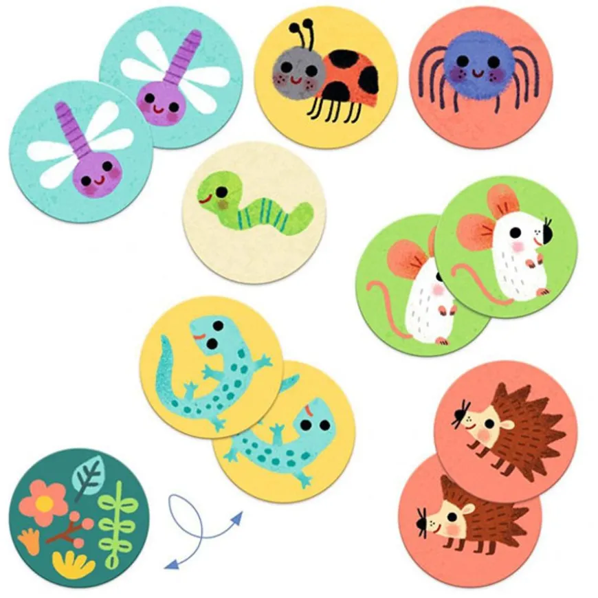 Djeco Memory Kleine Dieren +3Jr