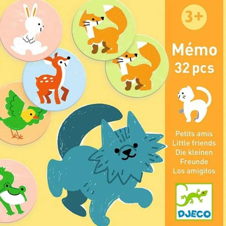 Djeco Memory Kleine Vrienden +3Jr
