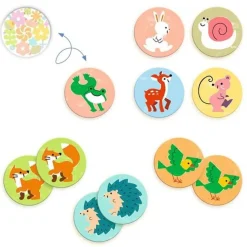 Djeco Memory Kleine Vrienden +3Jr