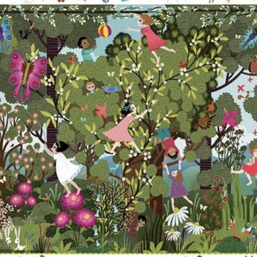 Djeco Observatie Puzzel Garden Play Time 100 Stukjes
