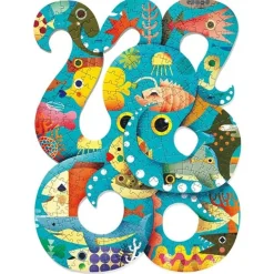 Djeco Puzzel Art Octopus 350 Stukjes