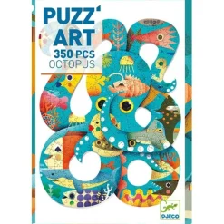 Djeco Puzzel Art Octopus 350 Stukjes