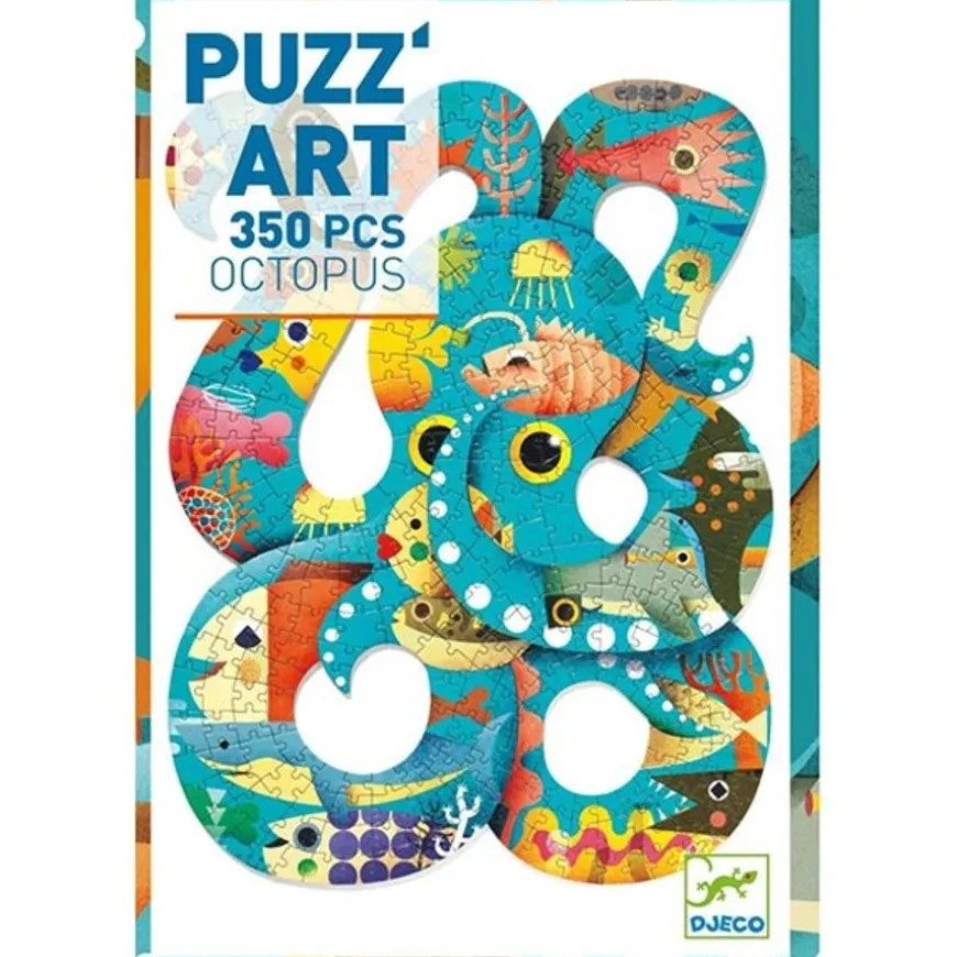 Djeco Puzzel Art Octopus 350 Stukjes