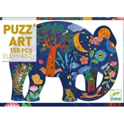 Djeco Puzzel Art Olifant 150 Stukjes
