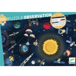Djeco Puzzel De Ruimte 200St