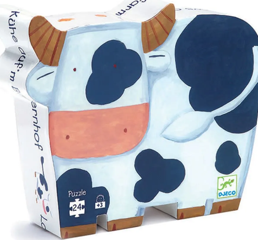 Djeco - Puzzel - Koe - 3 Jr - 24 Stks